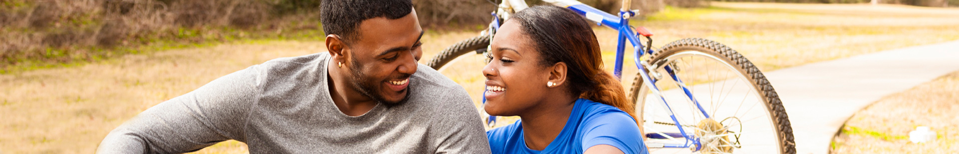 smiling couple